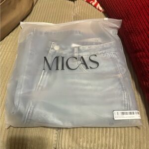 Micas Women's Blue Flare & Wide Leg Jeans